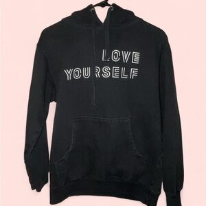 Black 'Love Yourself' Hoodie
